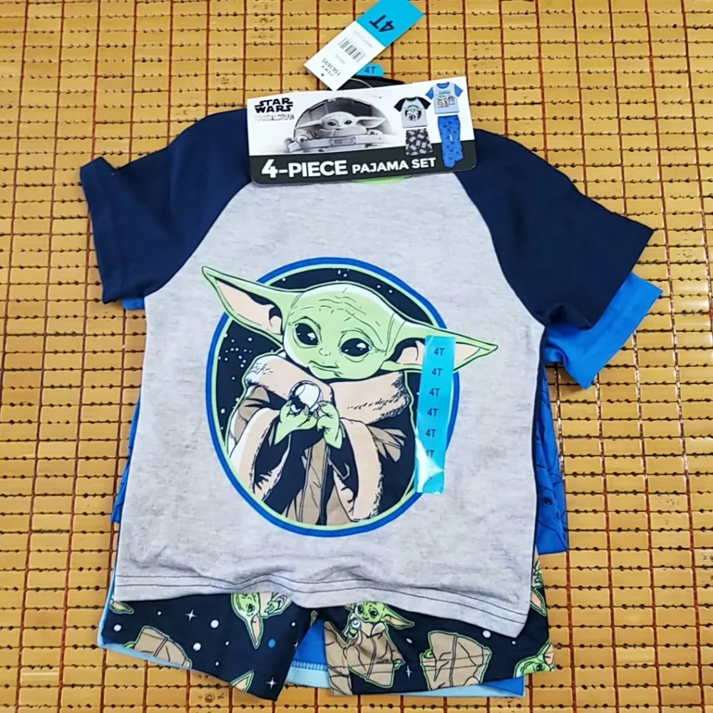 StarWars pajama set 4 piece set new shorts pants shirts
